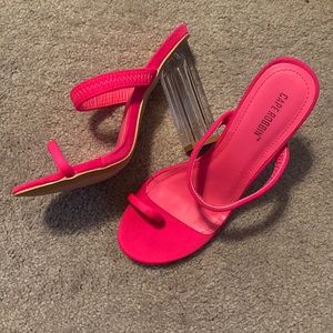 Akira Hot Pink Heels